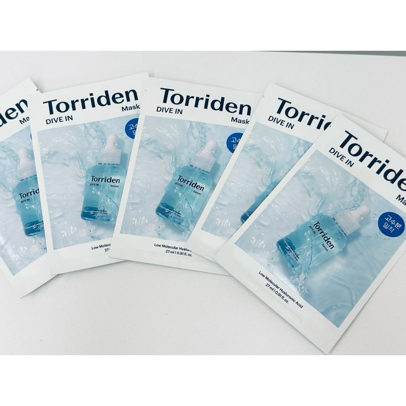 [韓國帶回］ Torriden DIVE-IN 5D微分子玻尿酸保濕面膜 補水面膜 現貨