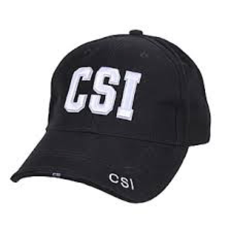 Rothco CSI 立體標誌棒球帽-黑色#99387