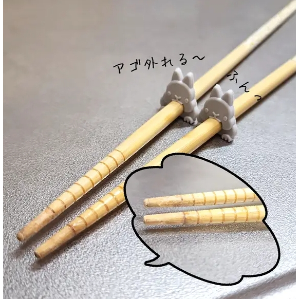 日本進口 兔子造型 筷子架 衛生矽膠筷架