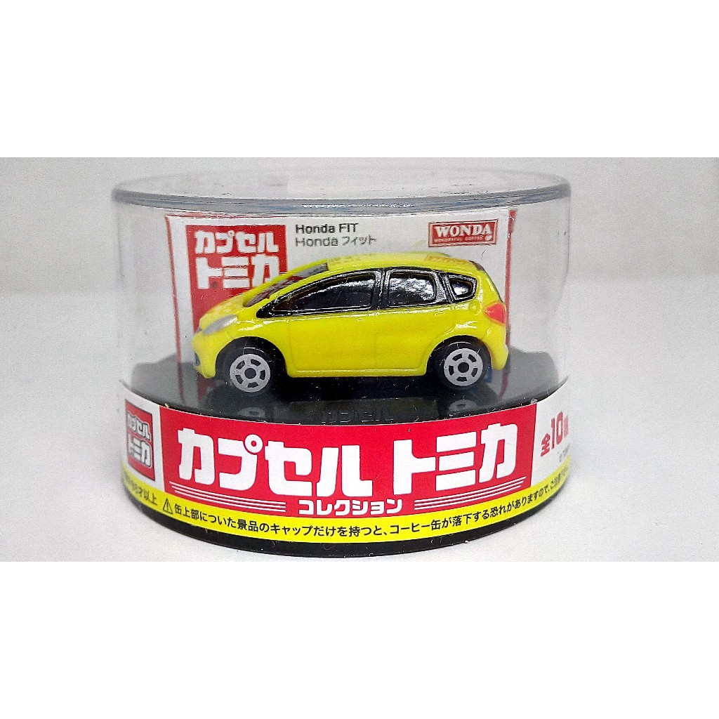 TOMY TOMICA WONDA 咖啡車 飲料車 NO.100 100 本田 HONDA FIT 黃