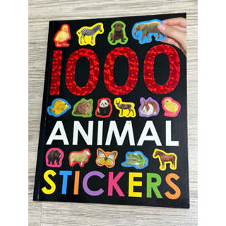 全新 童書 英文 貼紙 遊戲書 1000 ANIMAL STICKERS 動物 貼紙書 培養手眼協調 專注力