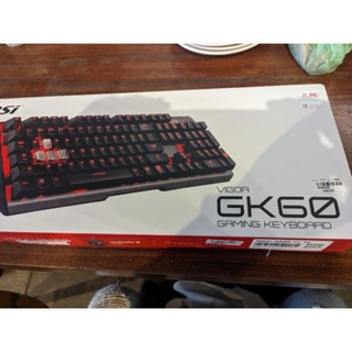 MSI 微星 GK60 德國Cherry MX青軸電競機械式鍵盤 中文