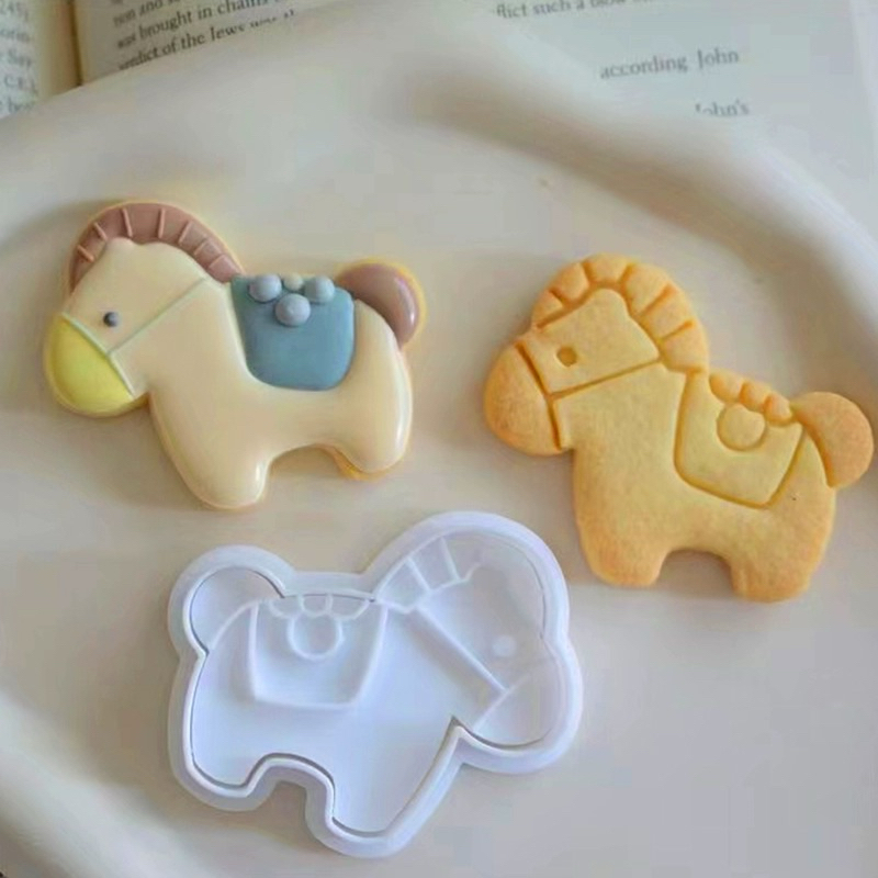 『Mi烘培』可愛小馬3D列印模 烘焙壓模 餅乾模具 手工餅乾 造型餅乾 壓模餅乾 餅乾模 寵物餅乾 馬 小馬