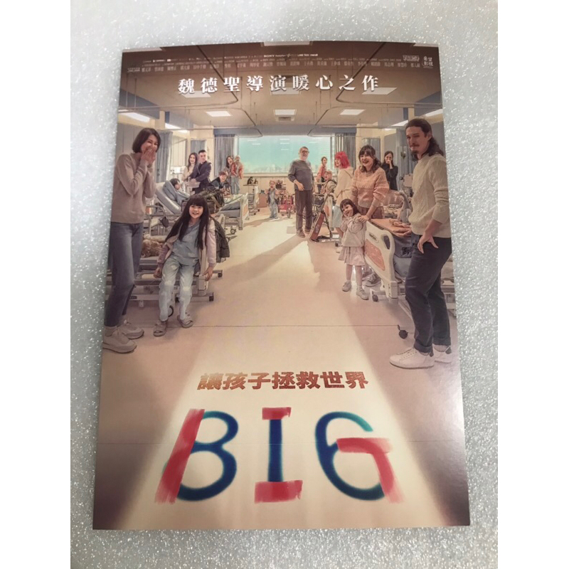 BIG 816 DM 小海報 A5 曾沛慈  鄭又菲 陳博正 范逸臣 黃鐙輝 魏德聖 電影宣傳