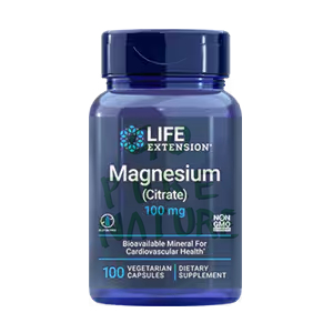 Life Extension 檸檬酸鎂 Magnesium Citrate 100mg 100粒素食膠囊 委任代購已到貨