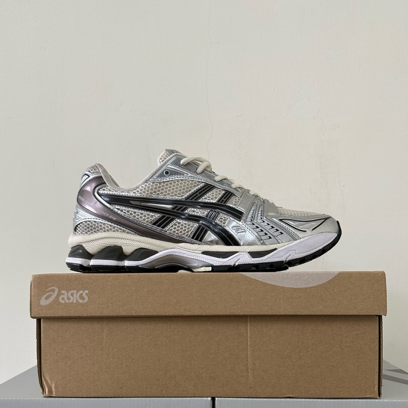 asics kayano 14 cream/black 28cm