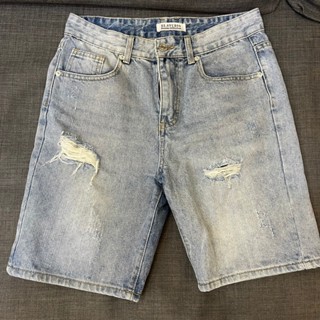 *舊愛二手* 淡藍色 牛仔褲 單寧 褲子 休閒褲 馬褲 無伸縮 Size M