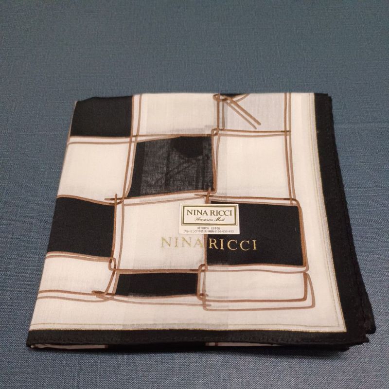 NINA RICCI 日本製大手帕30（可當三角巾）客訂請勿下標@co