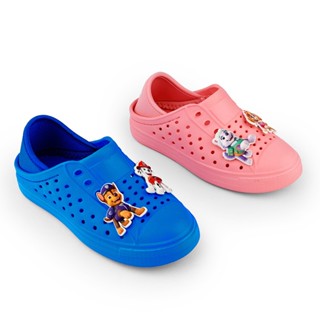 鞋次方 中童 洞洞鞋 玩水鞋 汪汪隊立大功 AW8730-粉 / 藍