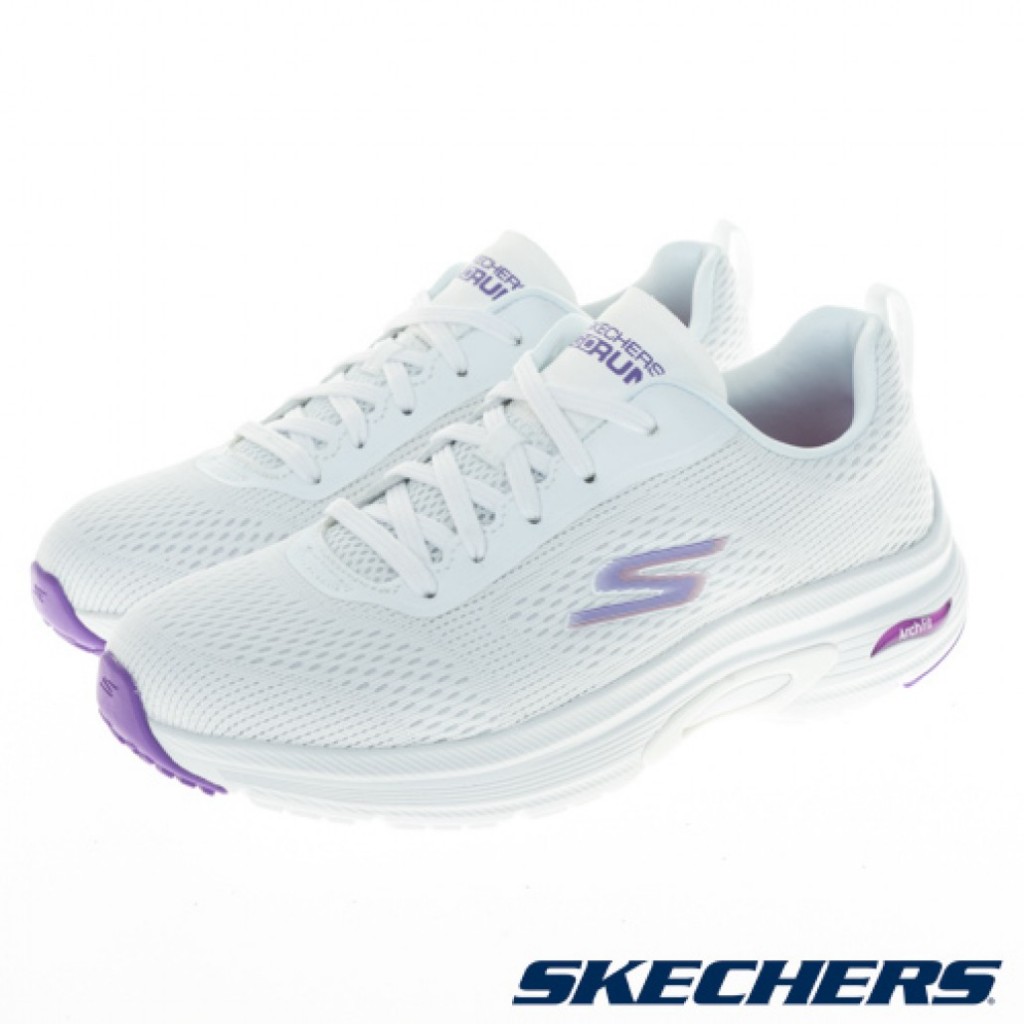 【SKECHERS】慢跑系列 GORUN ARCH FIT-128953WPR-白紫\女-原價3190元
