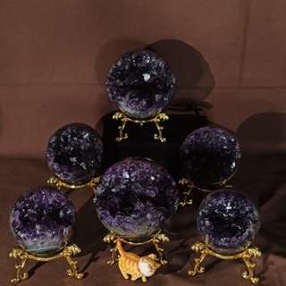 帝王紫 esp 紫水晶 球花 開口笑 尺寸為直徑*洞深