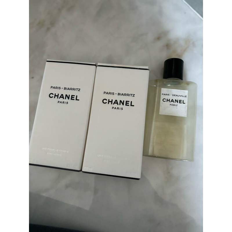 Chanel比亞里茲精品香水沐浴凝膠空瓶