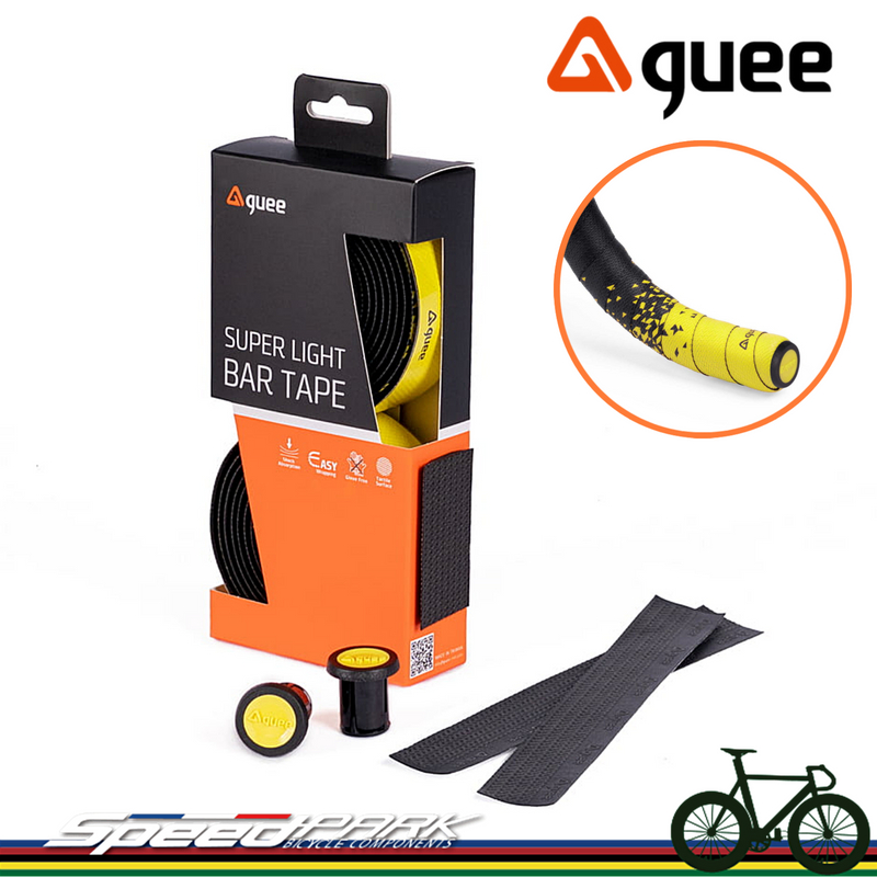 【速度公園】GUEE SL Dual PU手把帶 黑黃色 超輕 雙色系列 高強度吸震 附尾塞 透氣 舒適 防滑把帶