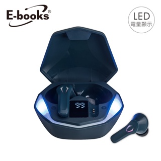 耳機 藍芽耳機 E-books SS39 電競RGB魔影電量顯示藍牙5.3耳機