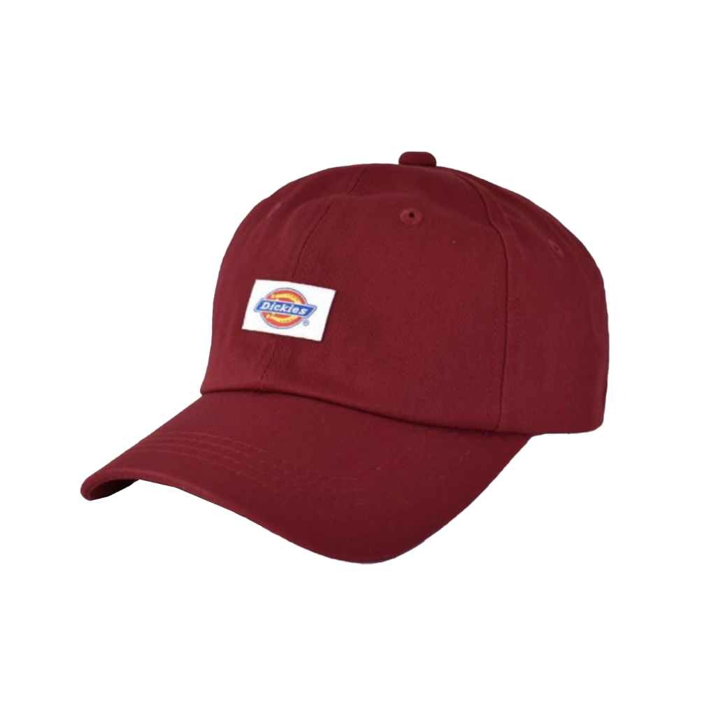 【GSELECT】Dickies logo 經典 白底 縫標 老帽 鴨舌帽 帽 潮流 帽子 酒紅 帽 潮流 潮牌