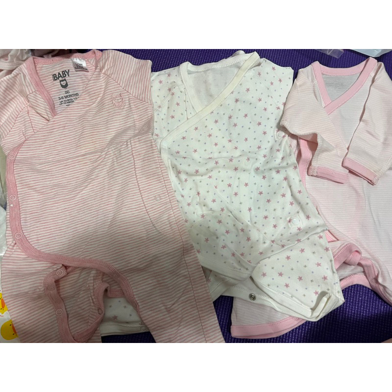 二手寶寶衣  紗布衣 寶寶睡衣 寶寶連身衣 純棉 包手連身衣   二手連身衣  初生兒連身衣