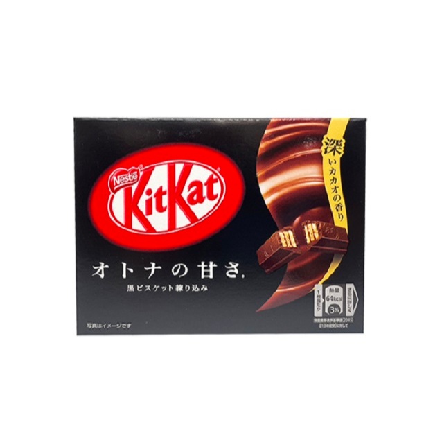 Nestle雀巢 KitKat 迷你黑可可風味餅乾 33.9g【Donki日本唐吉訶德】