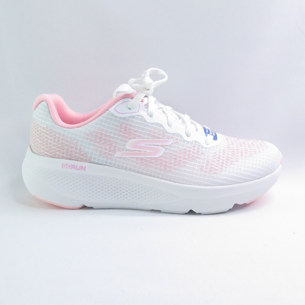 Skechers 128348WLPK 女慢跑鞋 GO RUN ELEVATE 白/粉【iSport愛運動】