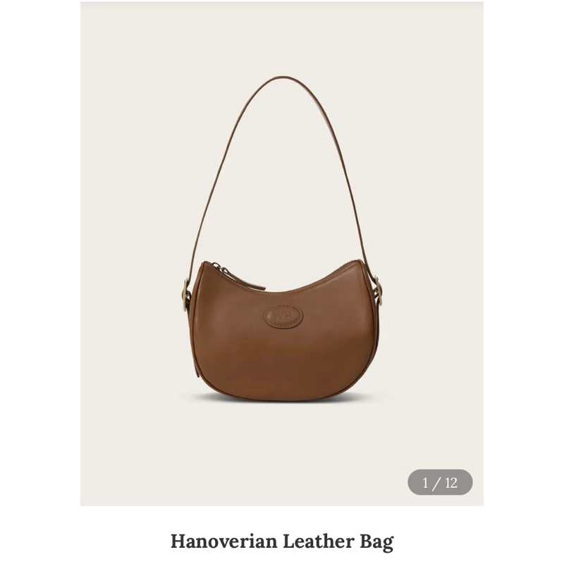 warion Hanoverian Leather Bag 漢諾威牛皮彎月包