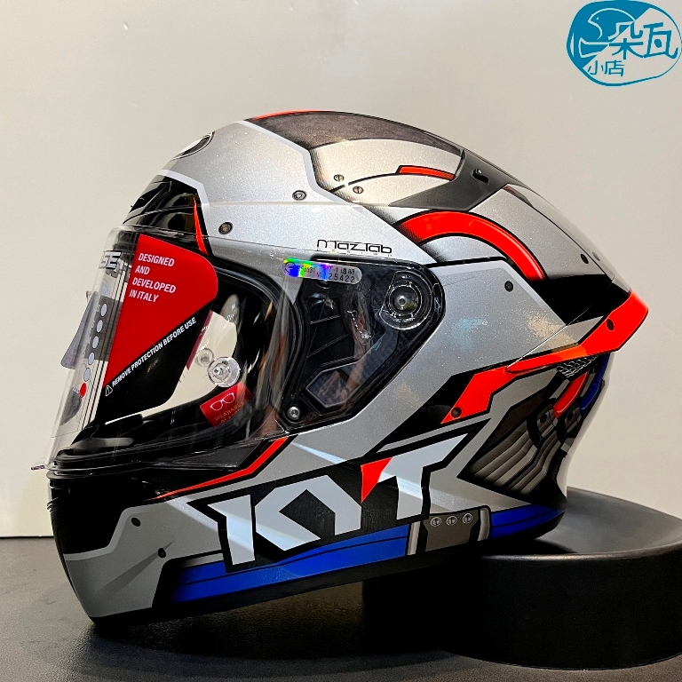 【朵瓦小店】KYT TTC  14銀  選手彩繪  全罩  安全帽