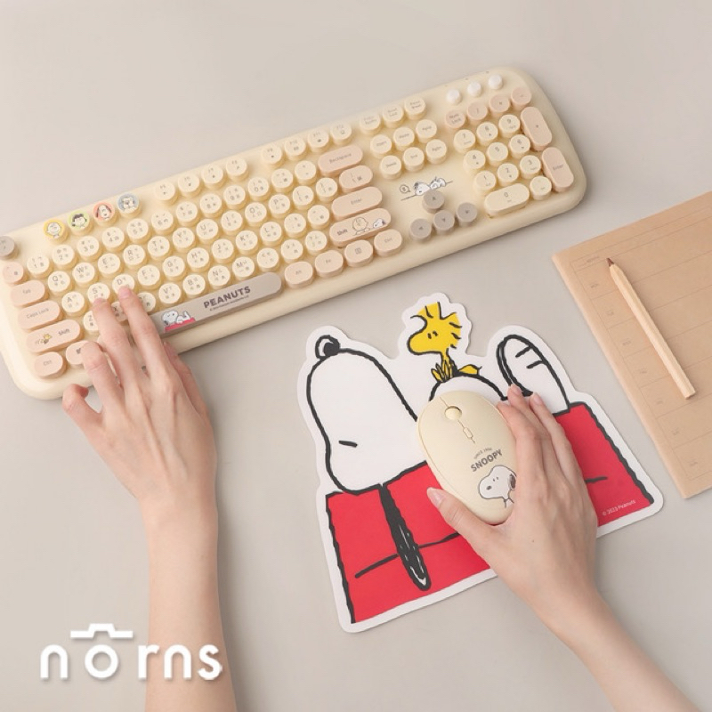 Peanuts史努比無線鍵盤滑鼠組 Norns Original Design Snoopy 無線鍵盤 滑鼠 鍵盤滑鼠
