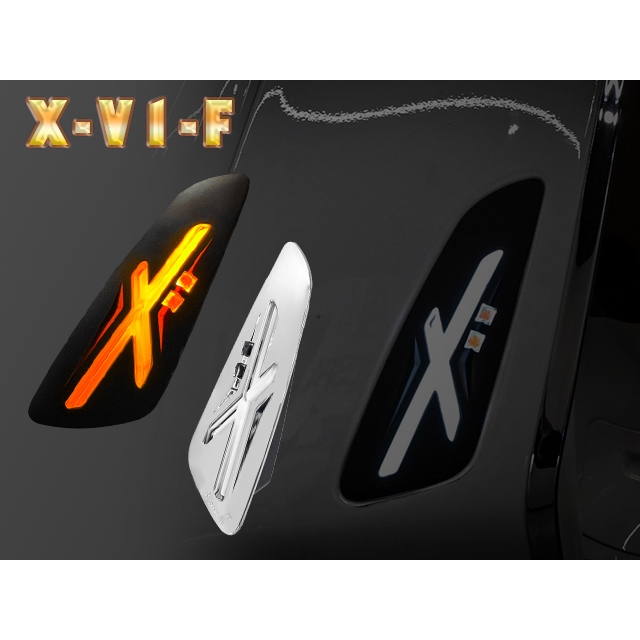 X-V1-F 前組 日行燈 / 方向燈 偉士牌春天/衝刺 STORM MOTO 第2批於6月開賣
