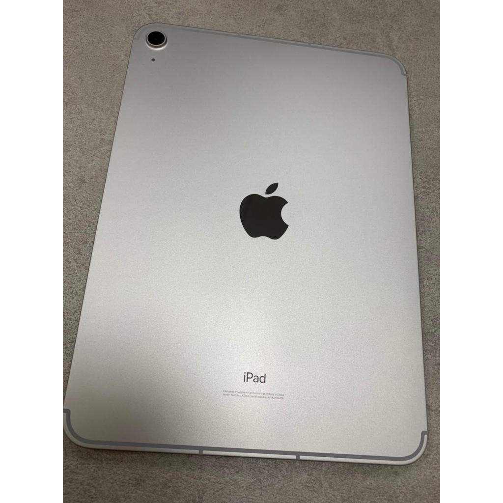 【iPad 10 (Cellular)行動】255GB 銀色 (1135) 蘋果、二手、平板、無傷痕、保固內長、超級新
