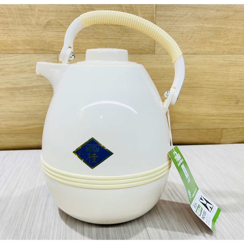 日本原裝 虎牌 TIGER 【桂】PHQ-1000 保溫壺 1.0L 奶白色 熱水壺 茶道具 日本製