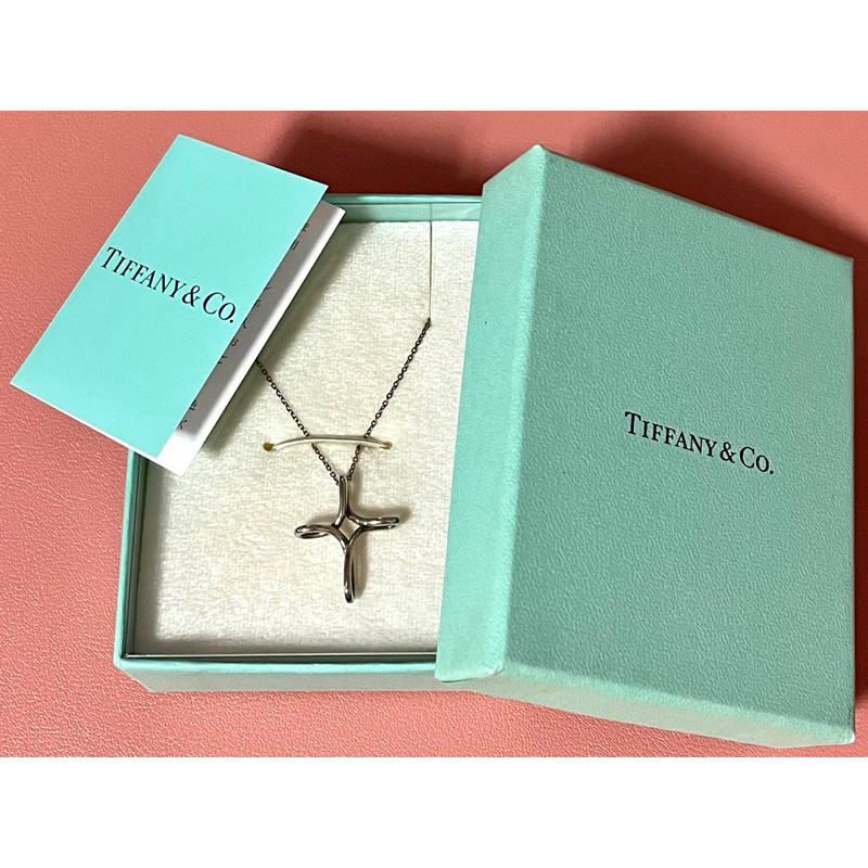 ［二手品］Tiffany&amp;Co. 無限立體十字項鍊