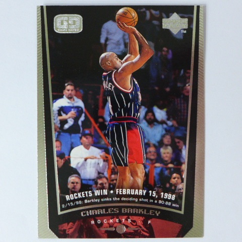 ~Charles Barkley/巴克利/名人堂/惡漢~1998年UPPER DECK.NBA籃球卡