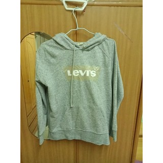 levis帽t 女生長袖 帽T M