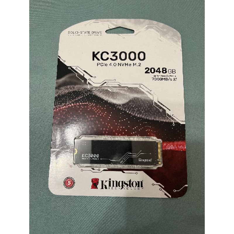 **全新未拆**金士頓 Kingston KC3000 PCIe 4.0 NVMe M.2 SSD 2T 可自取/刷卡