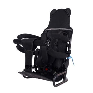電動車/機車兒童坐座椅可折疊帶五點式安全帶寶寶後置座椅/背帶扣電動後置座椅 兒童座椅 機車兒童座椅
