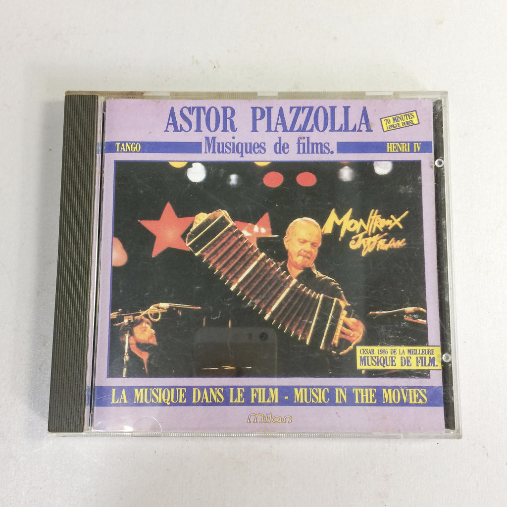 二手CD ASTOR PIAZZOLLA – Musiques de films 手風琴大師 兩部電影音樂合輯