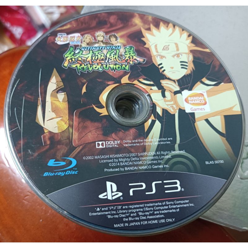 PS3 GAME_ Naruto火影忍者 終極風暴~革命 /2手