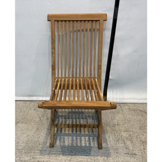 二手傢俱宏品 臺中中古傢俱家電賣場 F42524*柚木摺合椅*原木傢俱 桌椅 餐桌椅 戶外休閒椅 庭院椅 課桌椅 泡茶桌