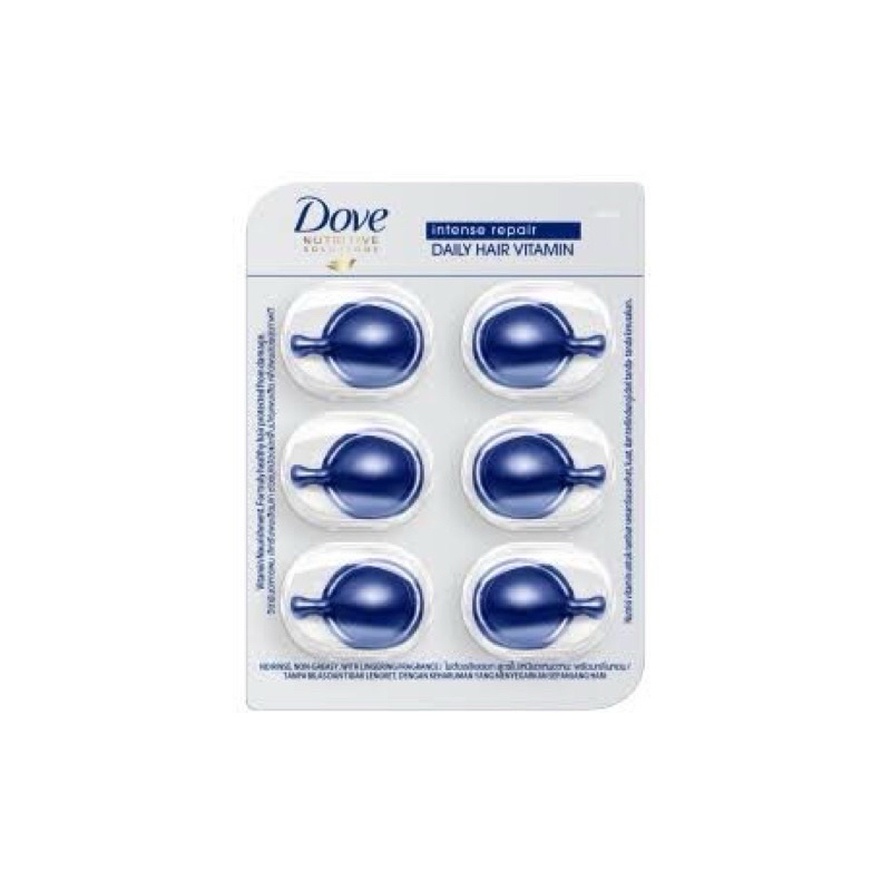 泰國 Dove 多芬 護髮膠囊 Daily Hair Vitamin Repair 1ml*6pcs