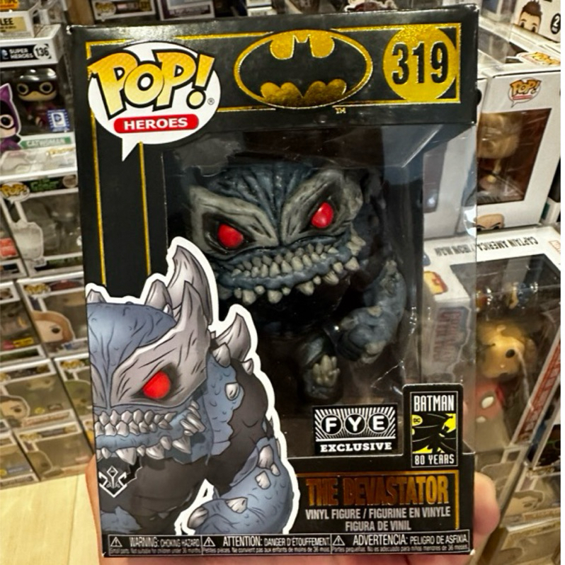 -傑卡玩具- Funko pop 319 Batman he Devastator 蝙蝠俠 蹂躪者 美國FYE限定