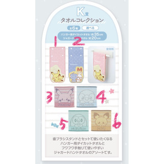 寶可夢 一番賞 K賞 毛巾 在PEACE的夜晚 全新現貨