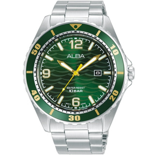 【ALBA 雅柏】浪潮運動風腕錶VJ32-X339G 42mm 現代鐘錶