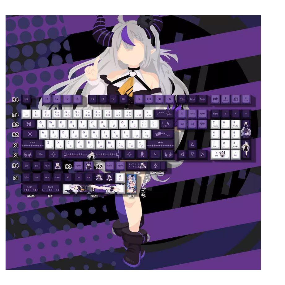 拉普拉斯·暗黑鍵帽 拉普拉斯·暗黑 拉普拉斯·暗黑周邊 HOLOLIVE HOLOLIVE周邊 拉普拉斯‧達克尼斯