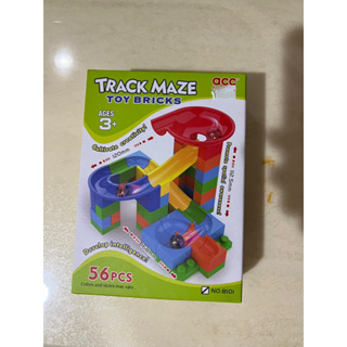 [全新] 兒童益智遊戲 迷宮滾珠積木 Track Maze 56 PCS