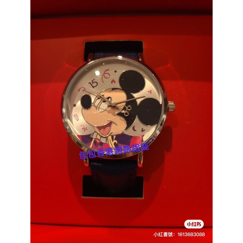 迪士尼樂園黑色米奇手錶