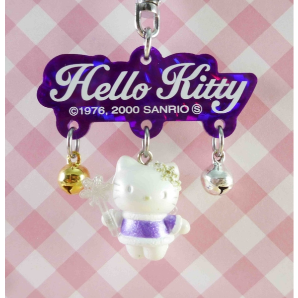 Hello Kitty 凱蒂貓~KITTY鎖圈-招財KITTY-北海道紫*71806
