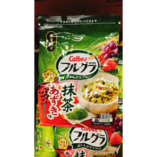 日本 Calbee 數量限定北海道小豆抹茶燕麥片600g 早餐麥片