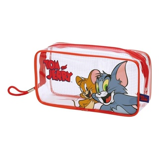 SKATER 湯姆貓與傑利鼠 透明長方形收納包 湯姆貓&傑利鼠 卡通 AT64116