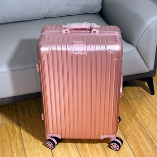 Aucx 實拍品質 全鋁合金系列行李箱 出國旅行箱商務行李箱 20吋登機箱 玫瑰金 鈦金 24吋 26吋 29吋 儲物箱