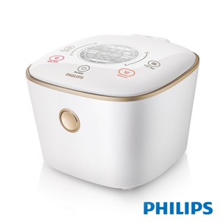 【PHILIPS飛利浦】全新HD4566雙向智旋IH電子鍋(石英白)