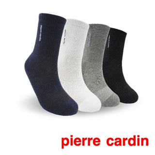 【Pierre Cardin 皮爾卡登】機能厚底長筒運動襪 男襪 運動襪 長襪