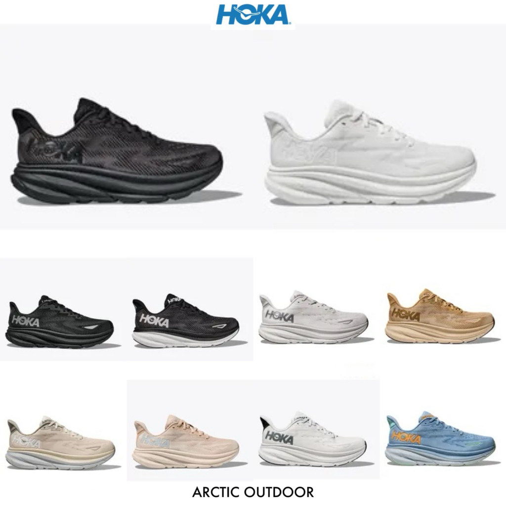 HOKA ONE ONE 男 Clifton 9 路跑鞋 Clifton 9 Wide 、GTX 寬楦路跑鞋